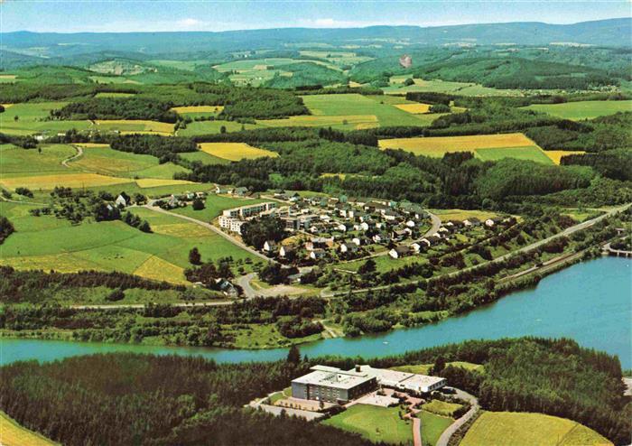 Stade Biggesee Fliegeraufnahme mit Jugendherberge Biggesee