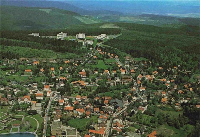 Hahnenklee-Bockswiese Harz Fliegeraufnahme