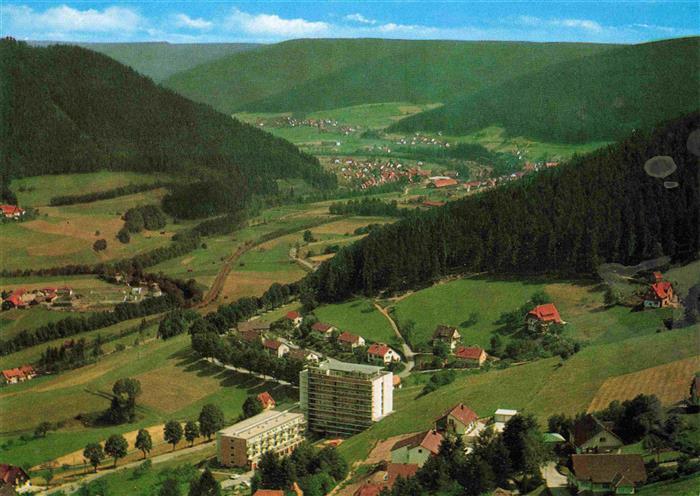 Baiersbronn Schwarzwald Fliegeraufnahme mit Eurotel