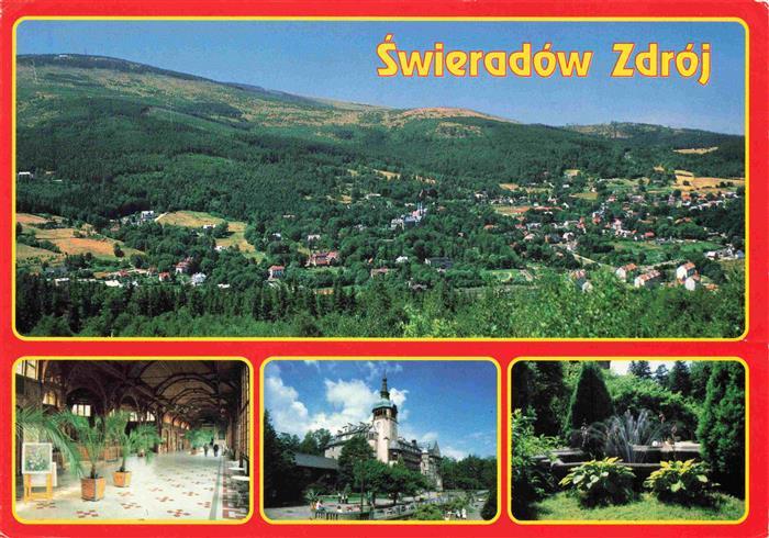 Swieradow Zdroj Bad Flinsberg PL Panorama miasta Hala Spacerowa Dom Zdrojowy Par