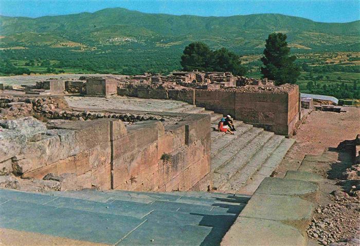 Festos Phaistos Theater Haupttreppe
