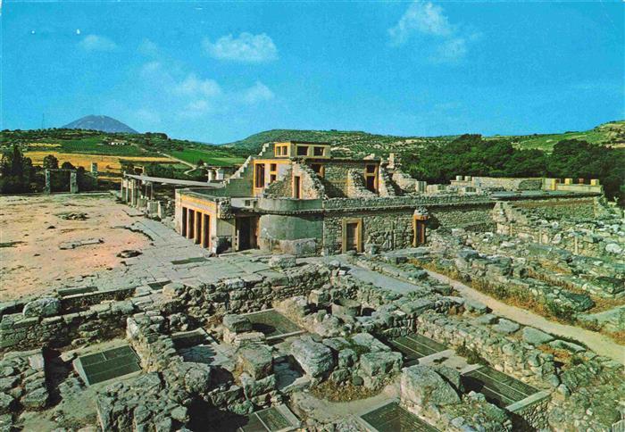 Knossos Cnosse Kreta Crete Greece Blick auf den Palast