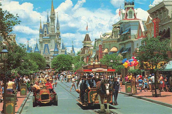 Florida  US-State Wald Disney World Main Street