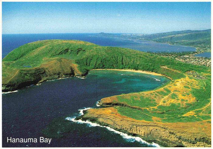 Oahu Hanauma Bay Fliegeraufnahme