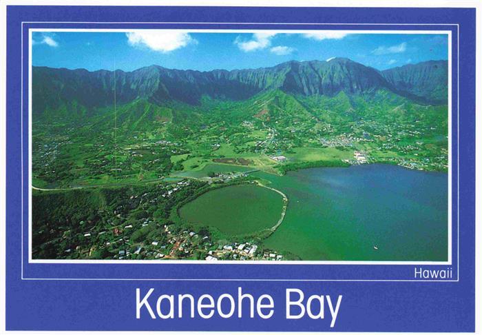 Oahu Kaneohe Bay Fliegeraufnahme