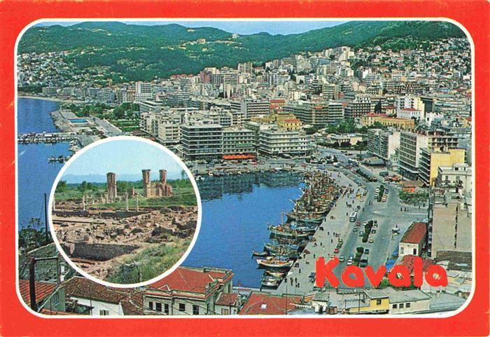 Kavala Cavala Greece Panorama
