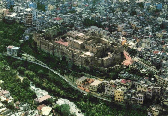 Tripoli Tripolis Libyen The citadel of St Gilles Fliegeraufnahme