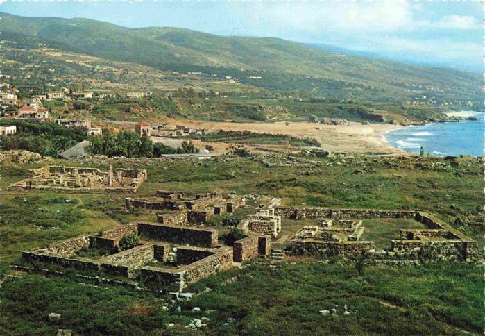 Byblos Vue generale d'un temple 3eme Millénaire