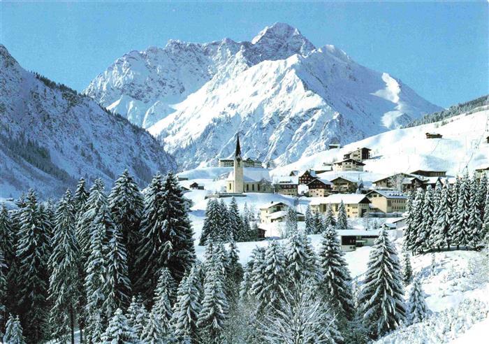 Hirschegg Kleinwalsertal Vorarlberg AT Panorama