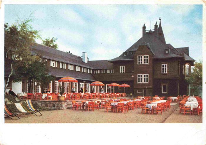 Rehefeld-Zaunhaus Altenberg Jagdschloss Rehefeld Freiterrasse und Liegewiese