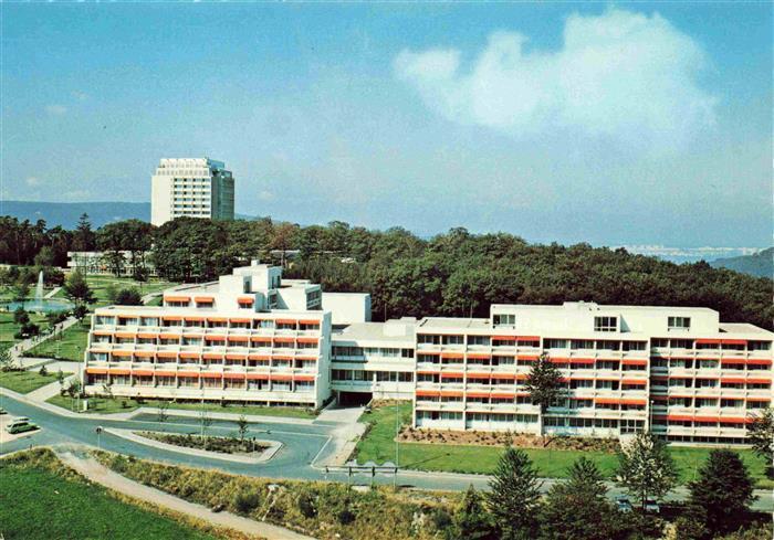 Lahnstein Rheinland-Pfalz Kurklinik Rhein Lahn Fliegeraufnahme