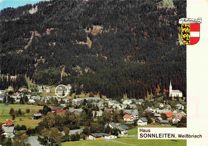 Weissbriach Gitschtal Kaernten AT Panorama Haus Sonnseiten