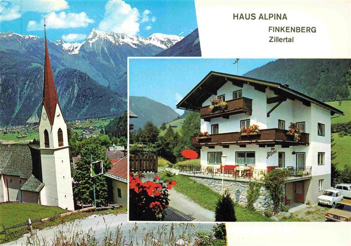 Finkenberg Zillertal Tirol AT Haus Alpina Kirche