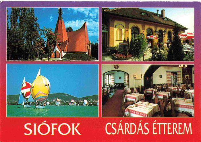Siofok HU Cardas Netterem Kirche Segelboote
