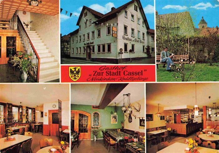 Neukirchen Knuellgebirge Gasthof Zur Stadt Cassel Gastraeume Garten