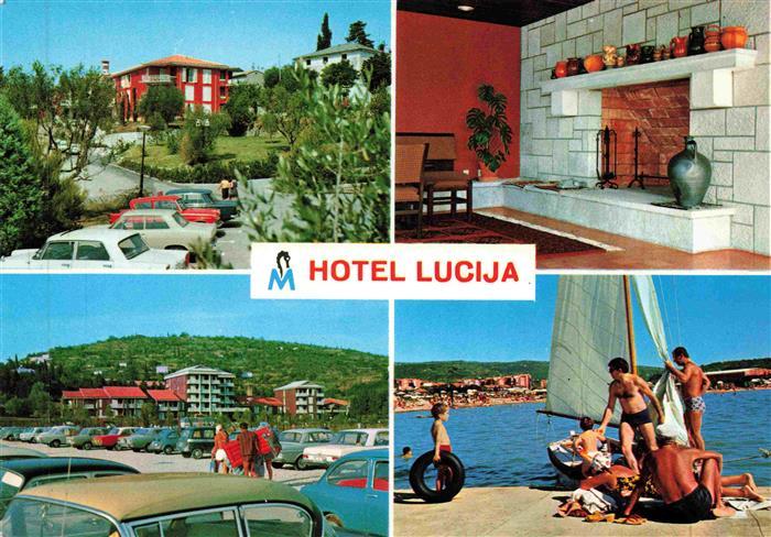 Portoroz Portorose Piran Istrien Slovenia Hotel Lucija Panorama Teilansichten