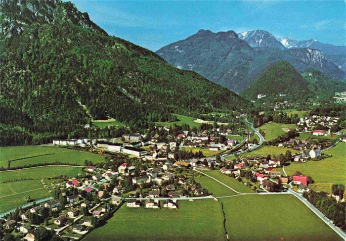 Bayerisch Gmain Fliegeraufnahme mit Muellnerhorn und Ristfeuchthorn