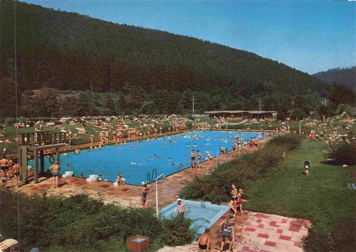 Neuenburg Rhein Freibad im Breiten Tal