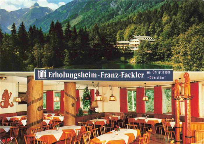 OBERSTDORF Bayern VdK Erholungsheim Franz Fackel am Christlessee Speisesaal