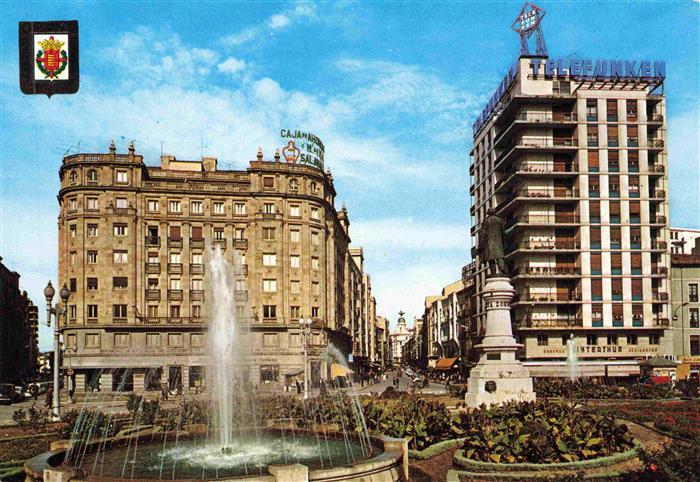 Valladolid ES Plaza de Zorrilla y Edificion Caja de Ahorro de Salamanca