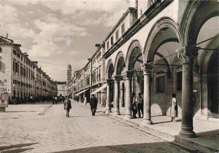DUBROVNIK Ragusa Croatia Hauptstrasse Stradun