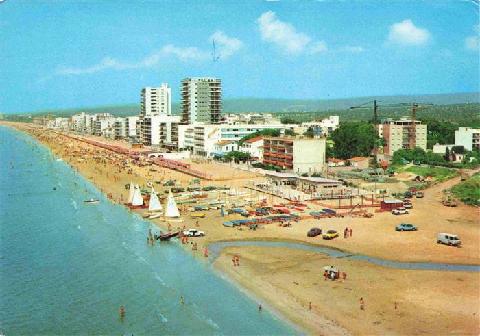 Calafell ES Playa Fliegeraufnahme