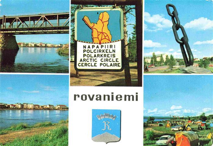 Rovaniemi Lapland Suomi Napappiiri Polcirkeln Teilansichten