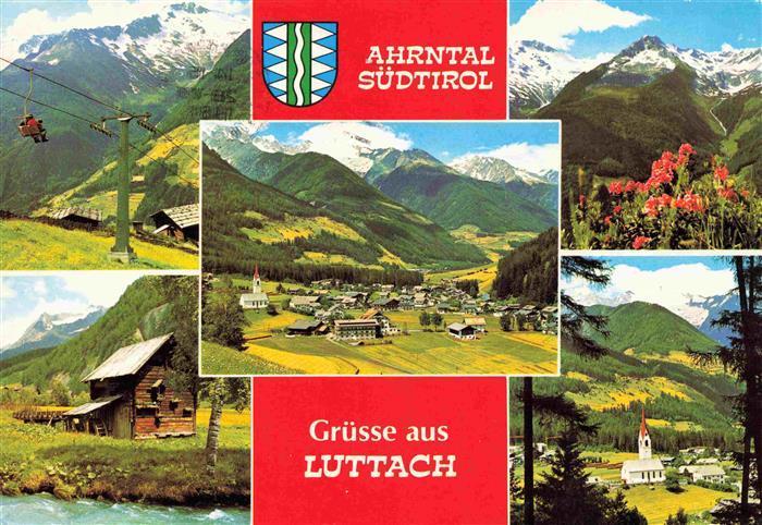 Luttach Ahrntal Lutago Suedtirol IT Skilift Panorama Muehle Kirche