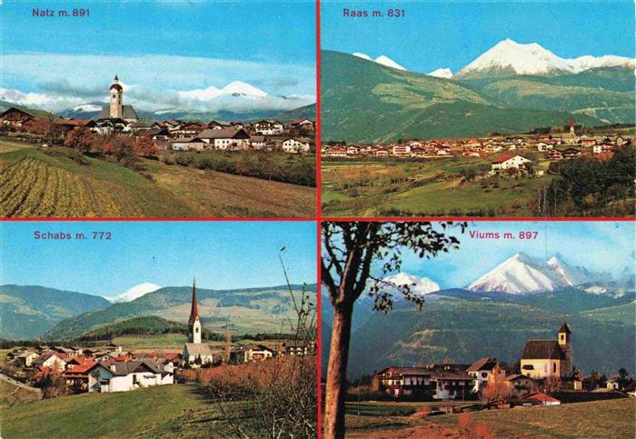 Natz Brixen Suedtirol mit Raas Schabs Viums