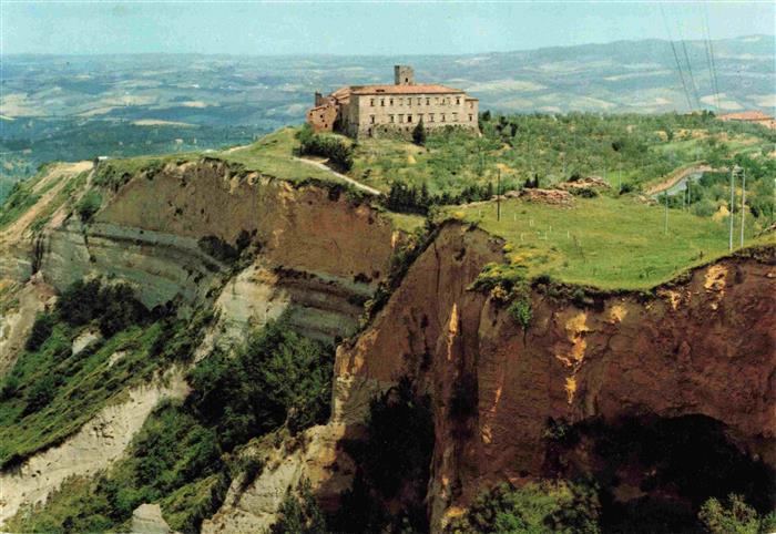 Volterra Toscana IT La Balze sullo sfondo la Badia