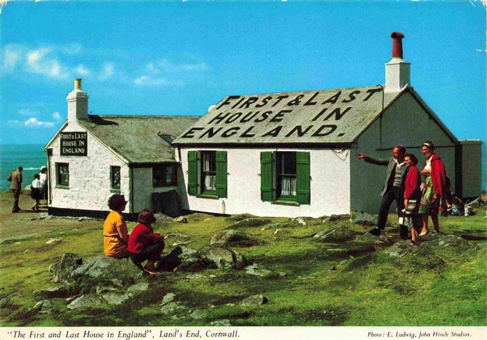 Cornwall  UK The First and Last House in England Land's End