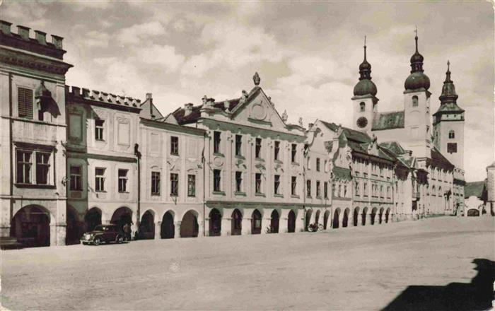 Telc Teltsch CZ Strassenpartie