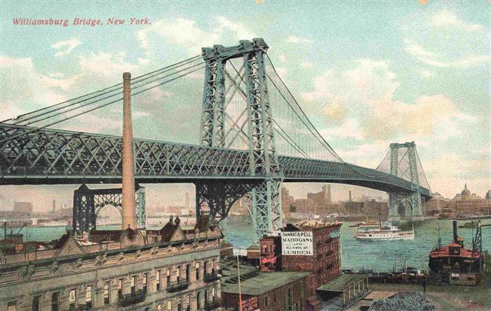 NEW YORK City USA Williamsburg Bridge