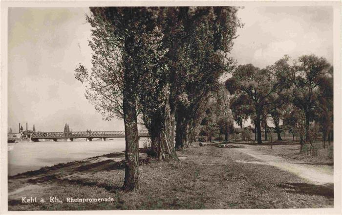 Kehl  Rhein Rheinpromenade