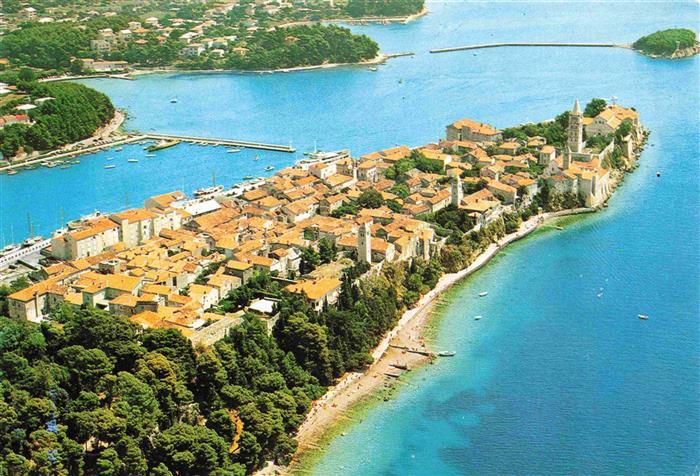 Rab  Croatia Fliegeraufnahme