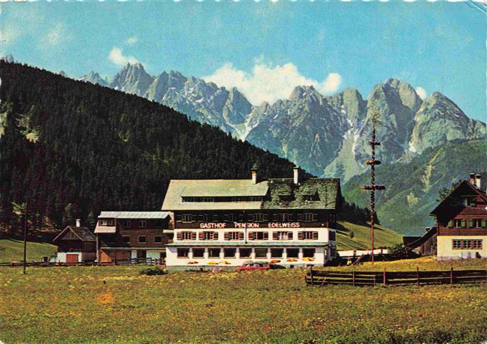 Gosaukamm Gosau Salzkammergut AT Gasthof Pension Edelweiss