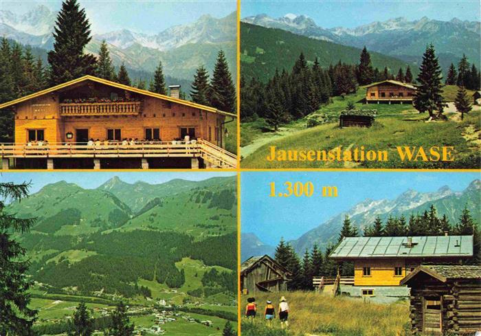 Bach Lechtal Tirol AT Jausenstation Wase Panorama
