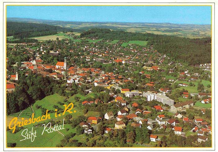 Griesbach Rottal Bayern Stift Rottal Fliegeraufnahme