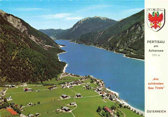Pertisau Achensee Tirol AT Fliegeraufnahme