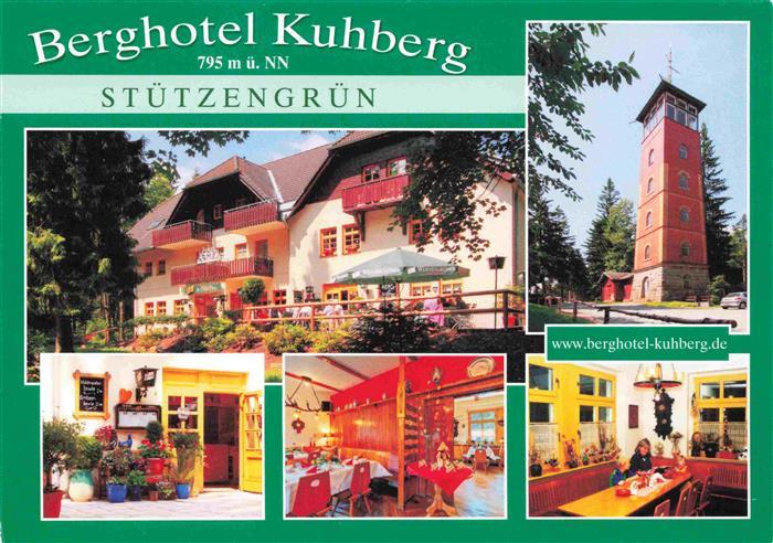 Stuetzengruen Berghotel Kuhberg Gastraeume Aussichtsturm