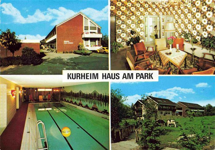 Westernkotten Bad Kurheim Haus am Park Gaststube Hallenbad Park