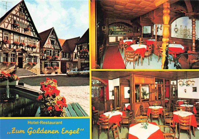 Heppenheim Bergstrasse Hotel Restaurant Zum Goldenen Engel Gastraeume