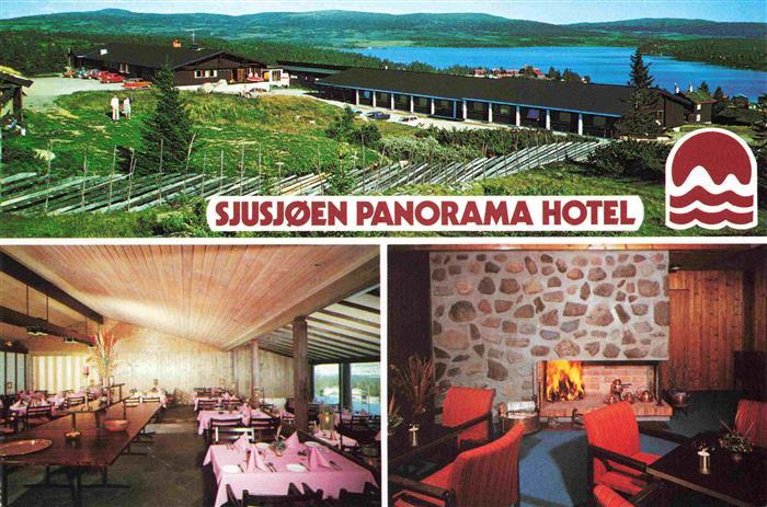 Sjusjoen Panorama Hotel Gastraum Kaminzimmer