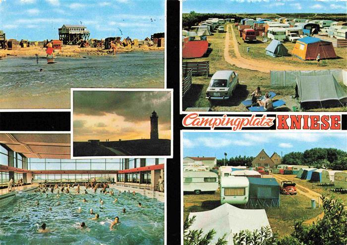 St Peter -Ording Nordseebad Campingplatz Kniese Strand Hallenbad