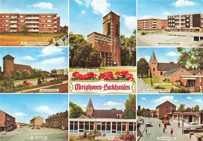 Lackhausen A v Humboldtstrasse Gnadenkirche Marktplatz Kindergarten Lauerhaaskir