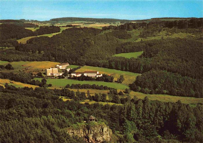 Neukirchen Knuellgebirge Waldsanatorium Urbachtal Fliegeraufnahme
