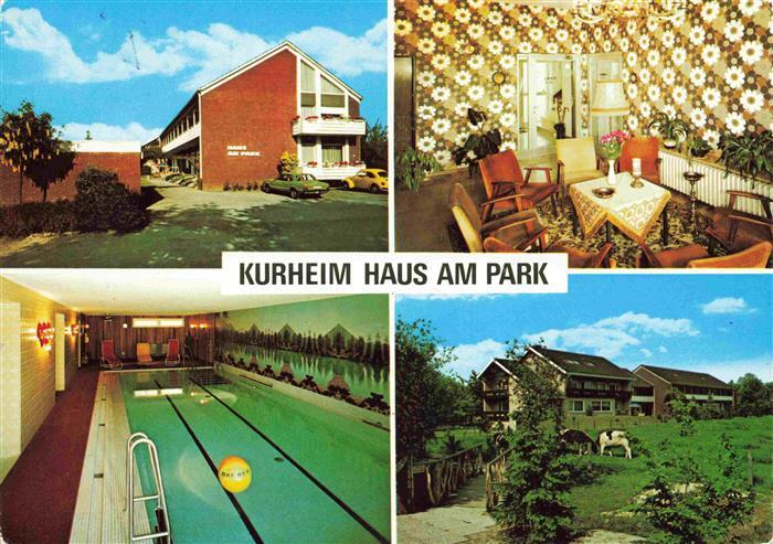 Bad Westernkotten Kurheim Haus am Park Gaststube Hallenbad Park