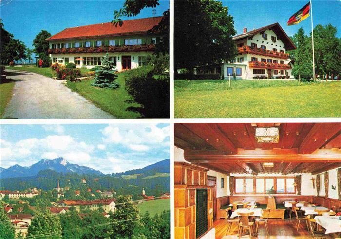 Miesbach Stadlberghaus Erholungsheim der IG Bergbau Gastraum Panorama