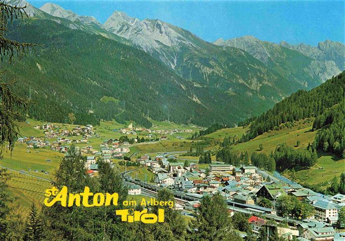 St Anton Arlberg Tirol AT Panorama