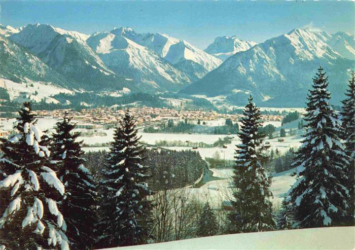 OBERSTDORF Bayern mit Maerze Riffenkopf Kegelkopf